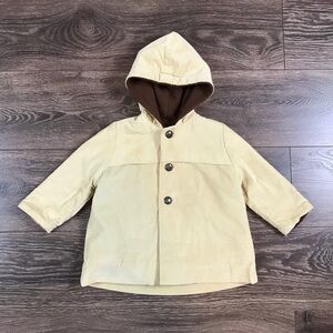 Millicent's Of San Francisco Kids Toddler Vintage Khaki Hooded Corduroyed Coat